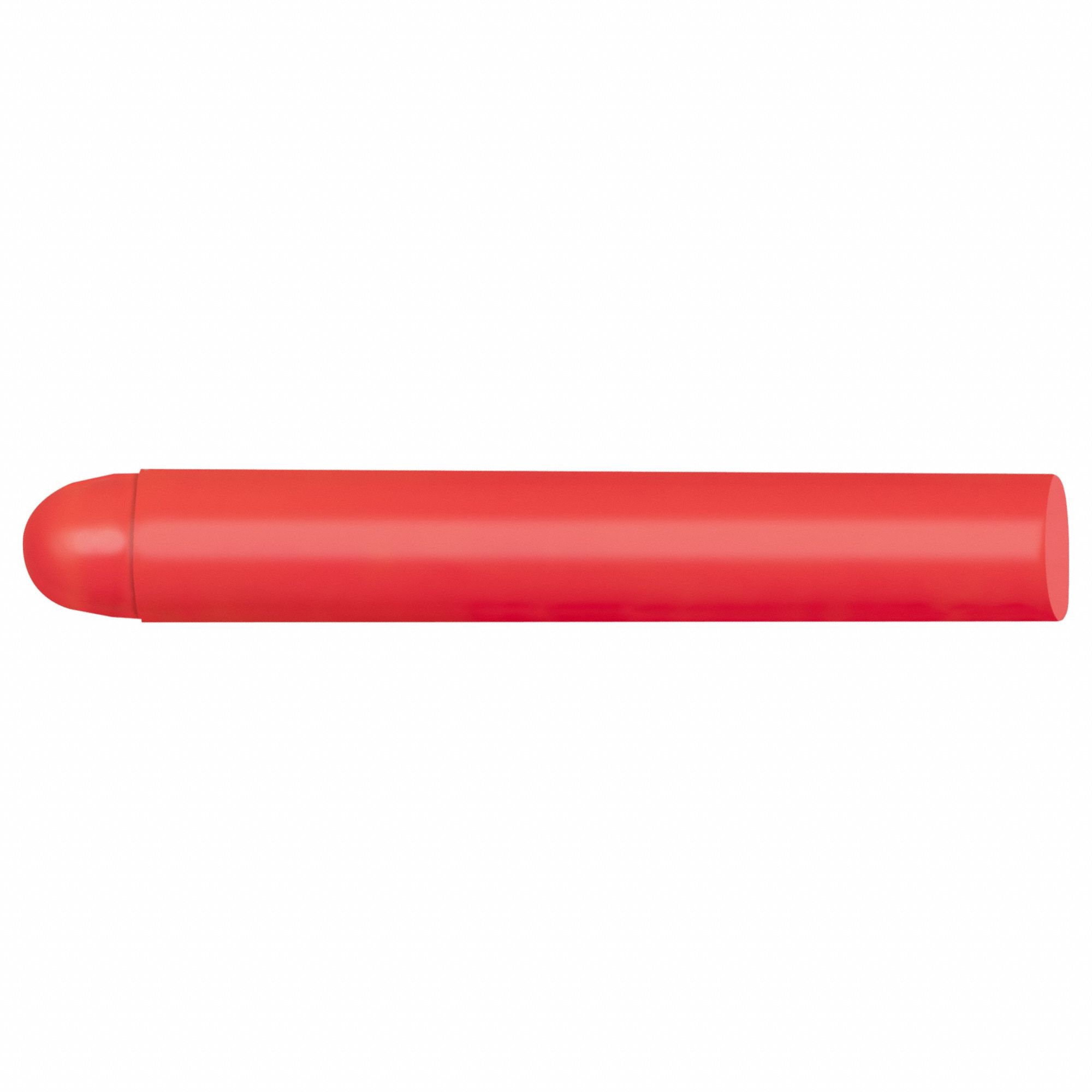 Marking Crayon: Wax, 17 mm Tip Wd, Firm, Orange, 70°F  to 100°F, Orange