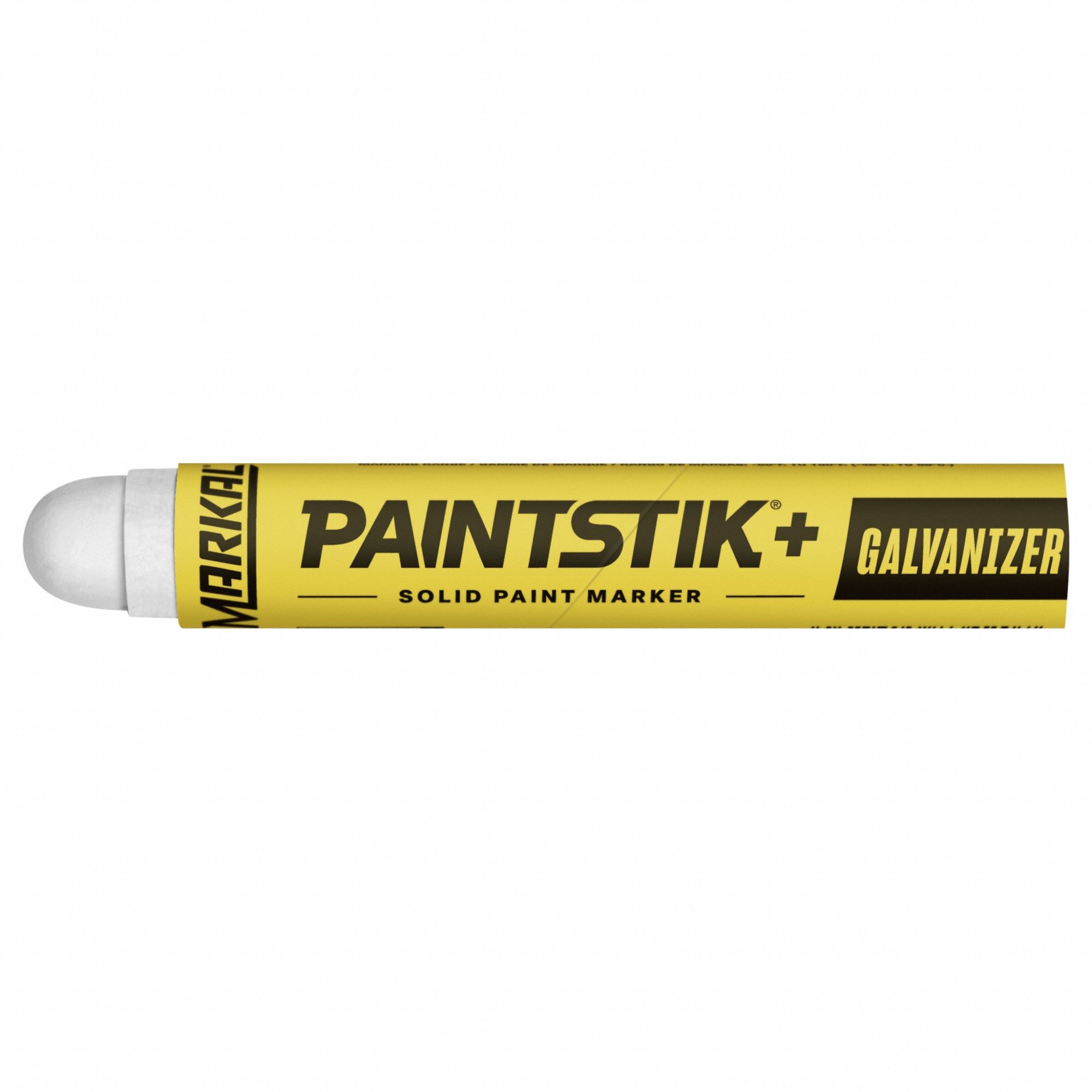 Solid Paint Marker: White, Paper, 0°F – 150°F Surface Temp Range