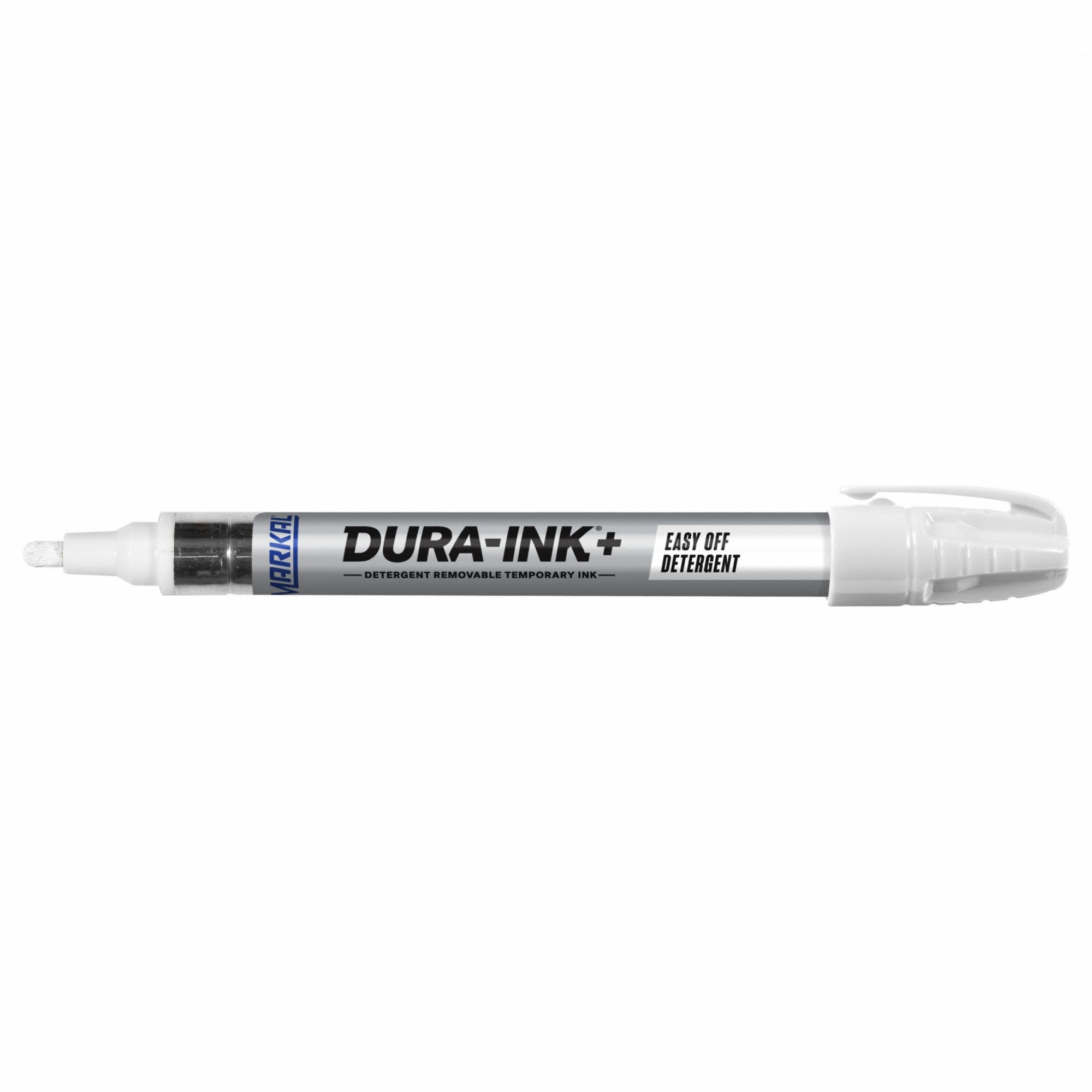 Ink Industrial Marker,  White,  Bullet