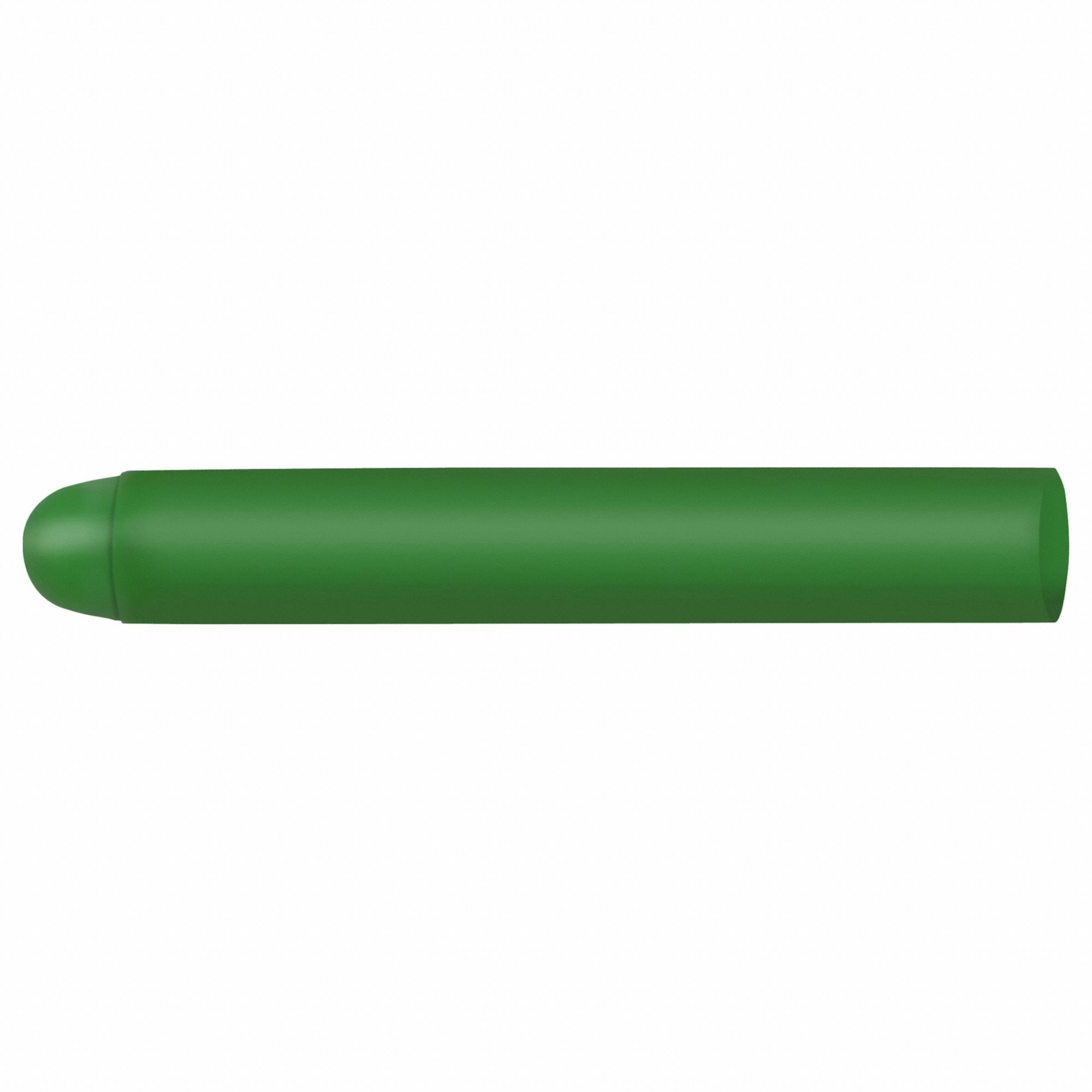 Marking Crayon: Wax, 11/16 in Tip Wd, Hard, Green, 70°F  to 100°F, Green