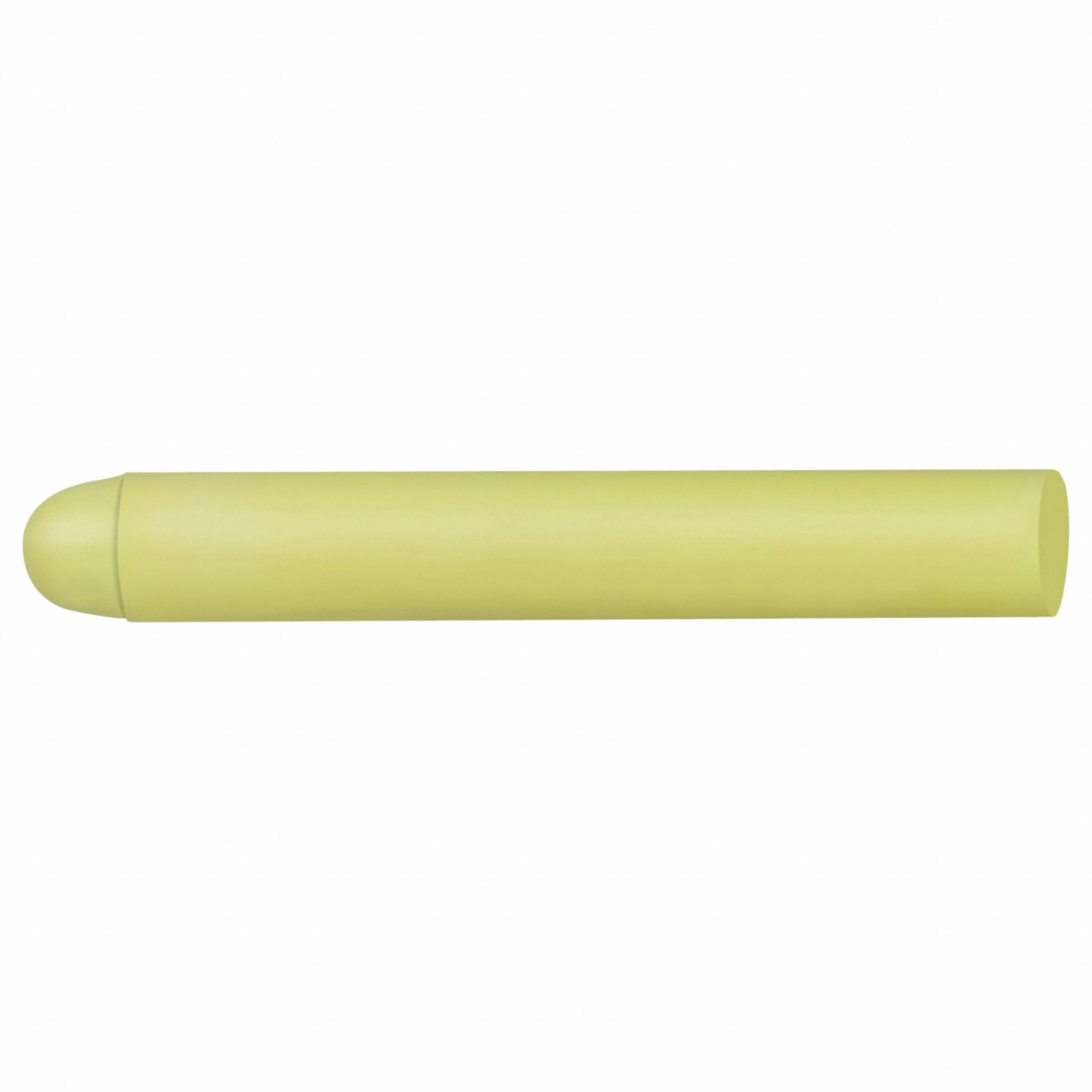 Marking Crayon: Wax, 11/16 in Tip Wd, Medium, Yellow, 40°F  to 70°F, Yellow