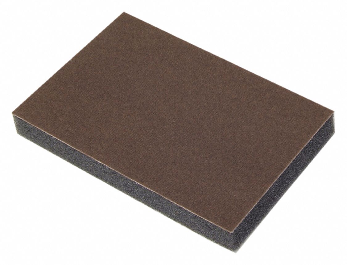 NORTON SPONGE,MEDIUM,4 IN L,GREY,COATED - 10307 - NRN00950B ...