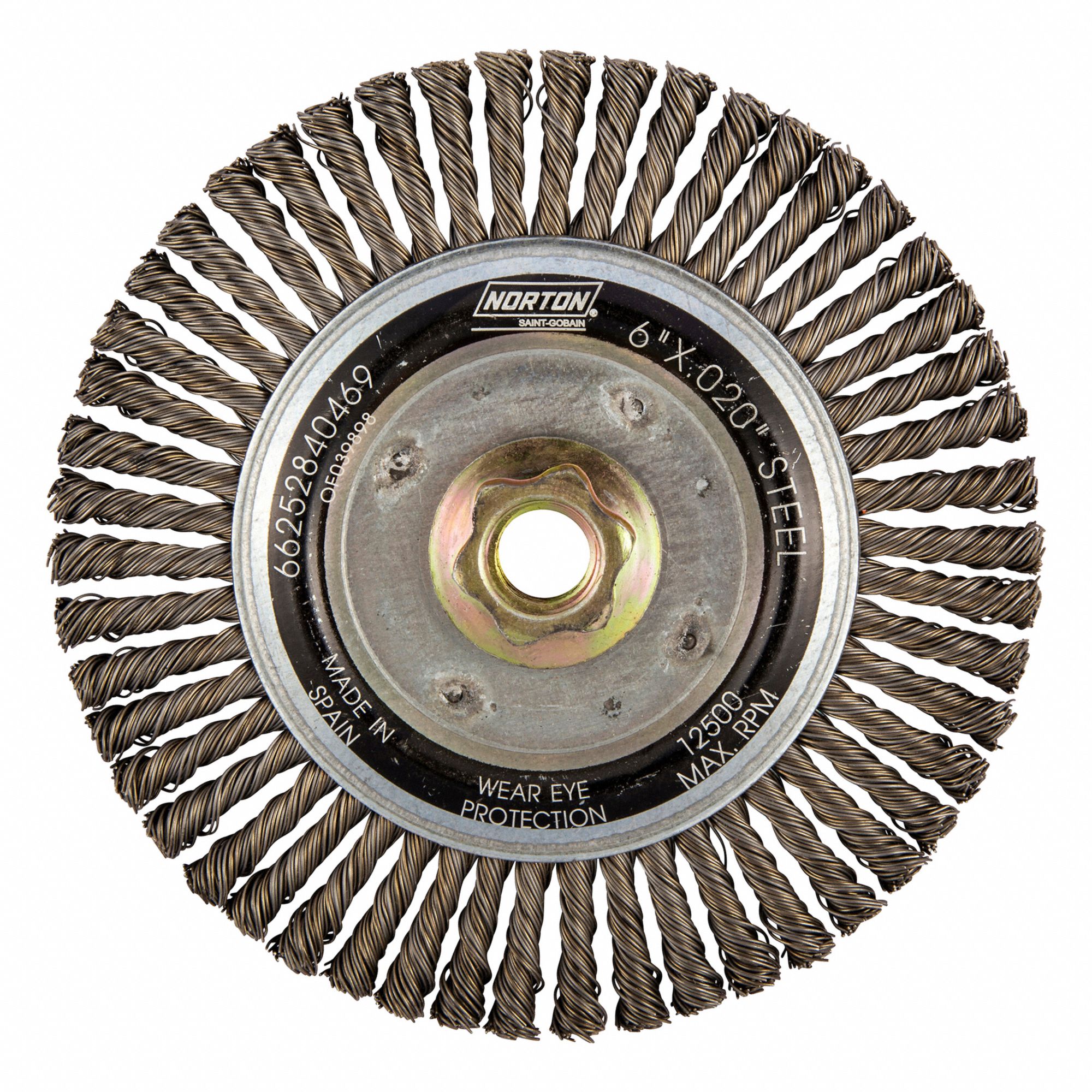 NORTON KNOT WHEEL 6 X 5/8-11