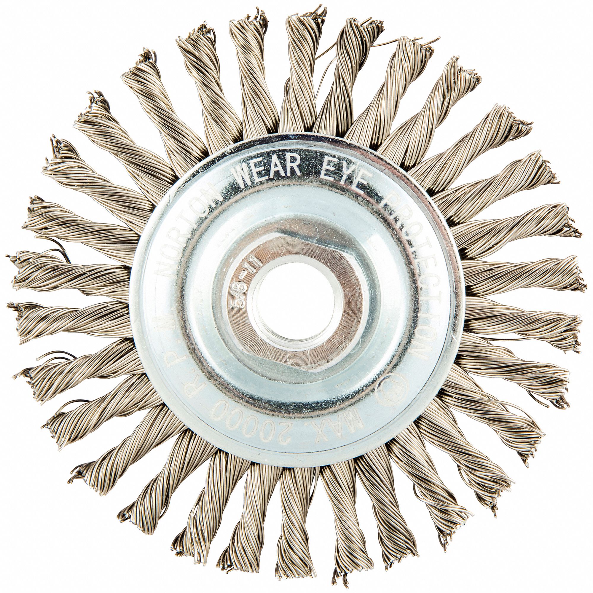 BROSSE METALLIQUE CIRCULAIRE,FACE 3/16PO