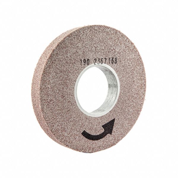 CONVOLUTE WHEEL, MAX RPM 4500, MEDIUM GRADE, DENSITY 8, 8 X 1 X 3 IN, ALUMINUM OXIDE
