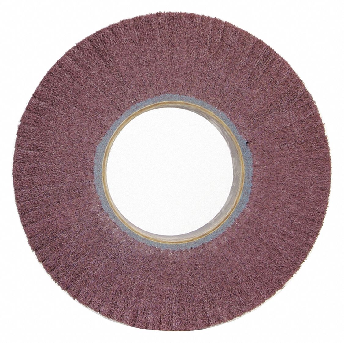 FLAP WHEEL, UNMOUNTED, STRAIGHT, 120 GRIT, 2 X 12 IN DIA, NON-WOVEN ALUMINUM OXIDE ABRASIVE, 5 UNITS