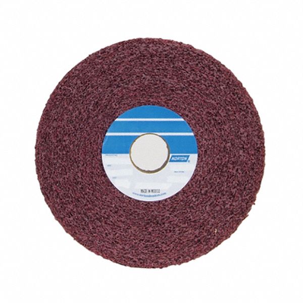 CONVOLUTE WHEEL, MAX RPM 2550, MEDIUM GRADE, DENSITY 5, 14 X 1 X 8 IN, ALUMINUM OXIDE