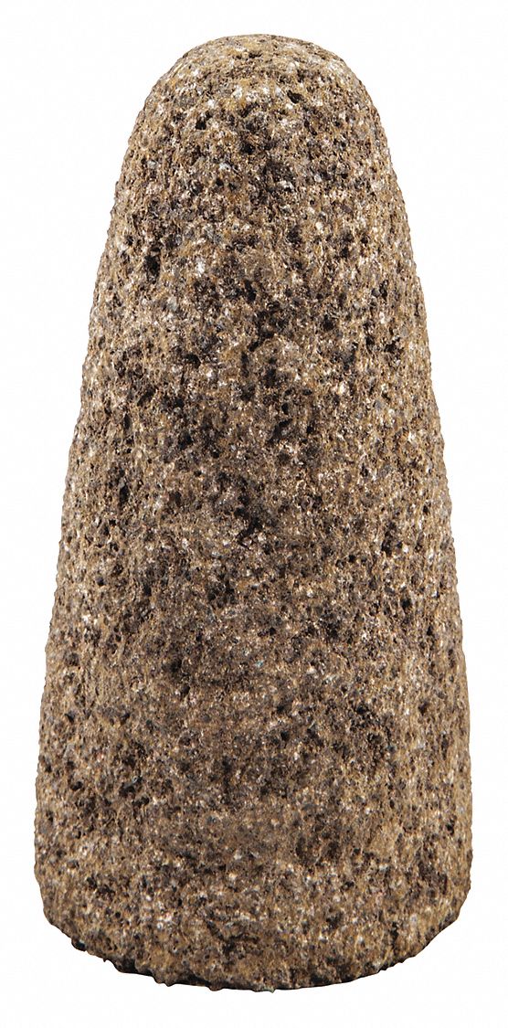GRINDING CONE, TYPE 16, RPM 24190, 1 1/2 X 1 1/2 IN, ARBOR 5/8 IN, ALUMINUM OXIDE