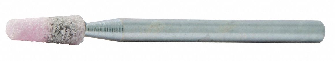 MOUNTED POINT, VITRIFIED BOND, B97, 80 GRIT, 105000 RPM, 1/8 IN DIA, ALUMINUM OXIDE