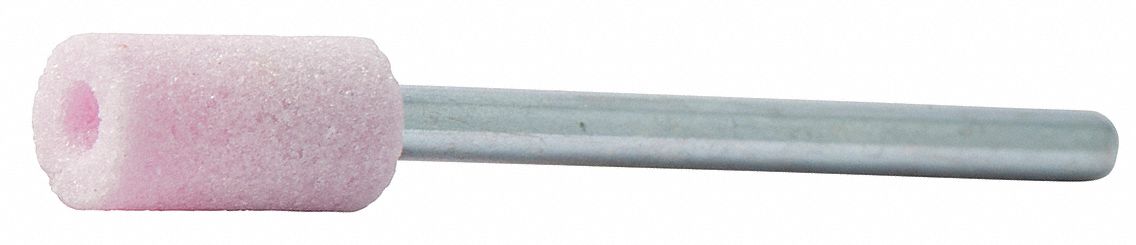 MOUNTED POINT, VITRIFIED BOND, B135, 80 GRIT, 60000 RPM, 1/4 IN DIA, ALUMINUM OXIDE