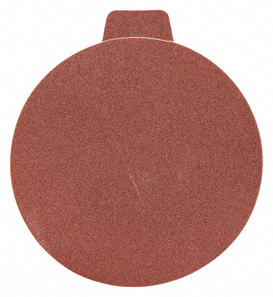 DISQUE DE PNÇ PSA,S/ VIDE,CONTREPOIDS J,GRAIN 120,NR,5 PO,REV OXYDE AL