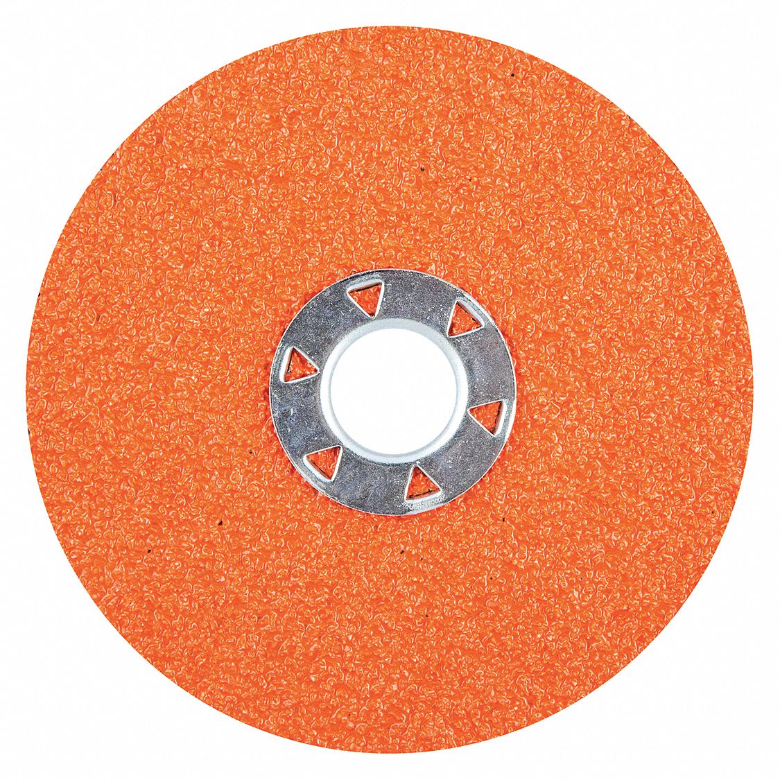 FIBRE DISQUE DE BLOCAGE, CHANGEMENT RAPIDE, GRAIN 36, ORANGE, 4 1 / 2 EN DIA, CÉRAMIQUE ALUMINIUM