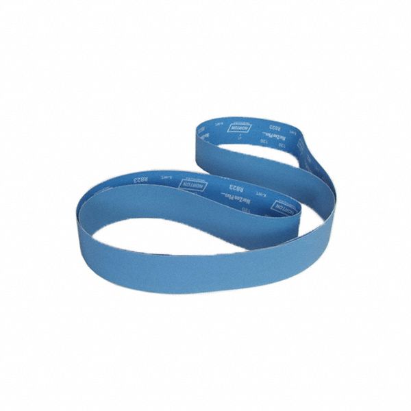 BND PNÇ,ÉTROIT,GRADE FIN,GRAIN 180,BLEU,132 X 3 PO,ZIRCONE ALUMINE/TISSU
