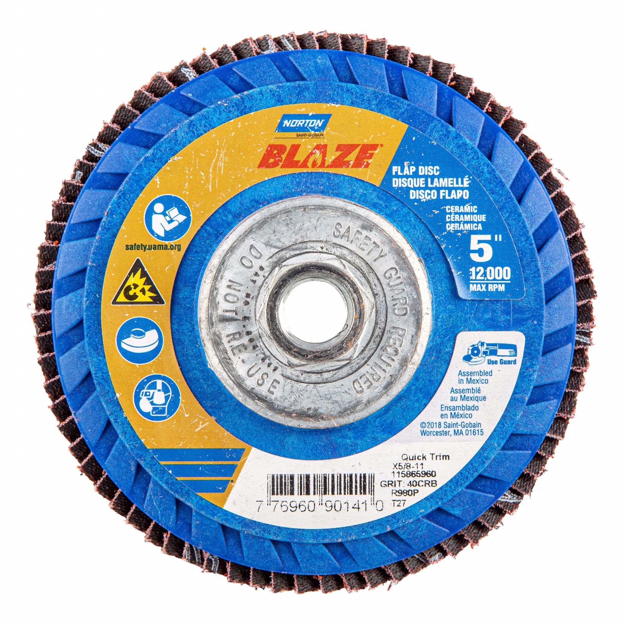 DISC FLAP TYPE27 5X0 R980P 40BLAZE