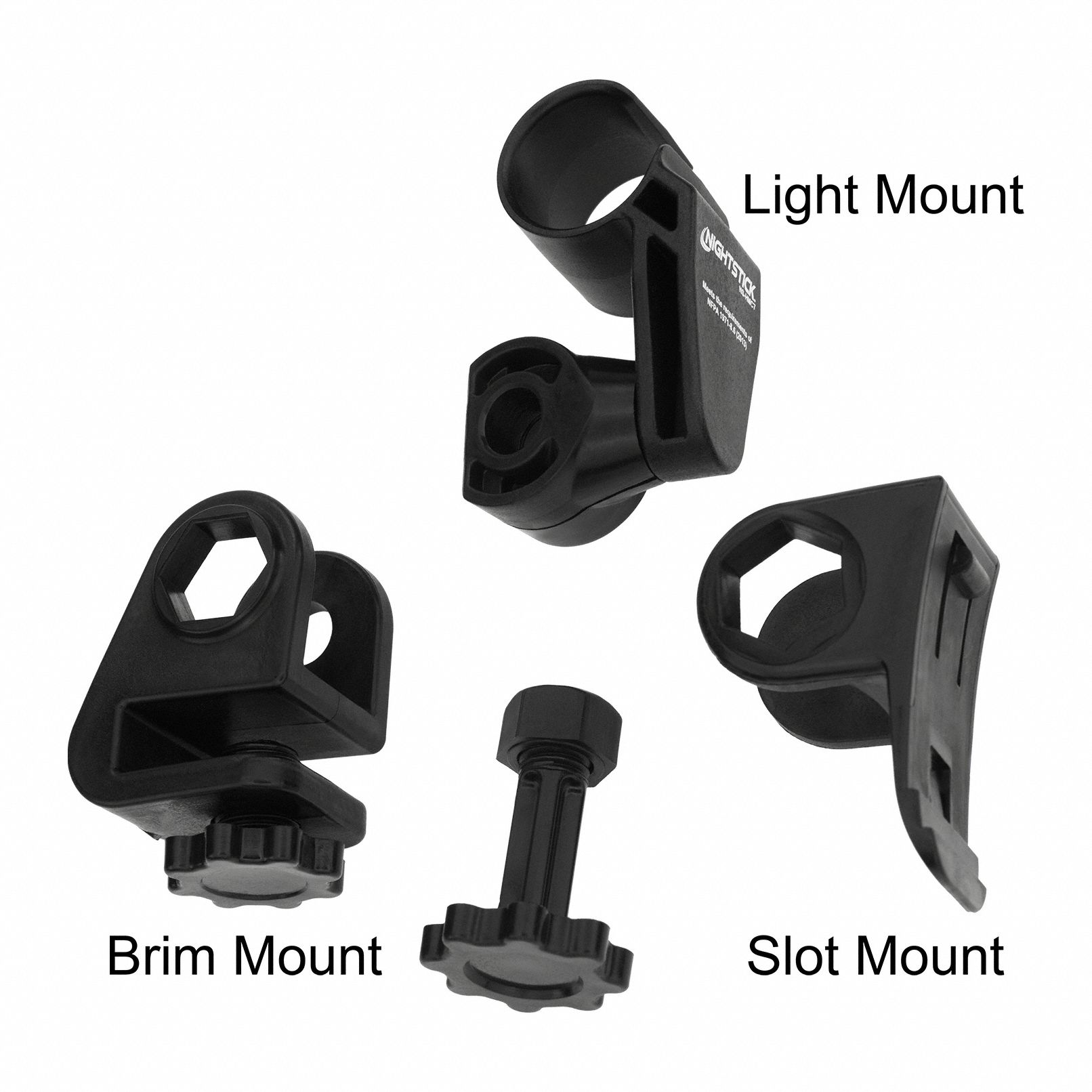 Helmet/Head Mount Glass-Filled Nylon Polymer