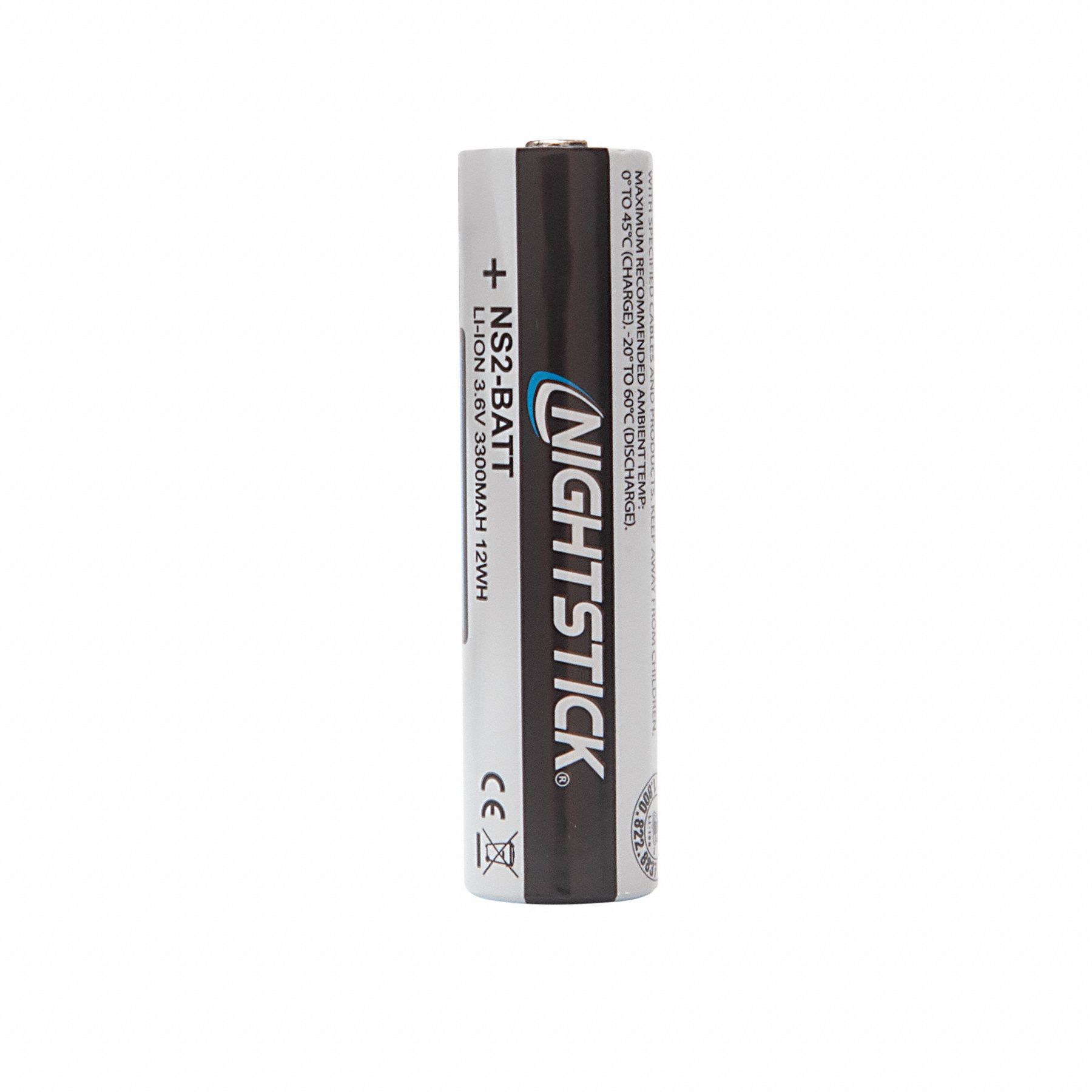 Replacement Battery: Rechargeable, 18650 Battery, Lithium Ion, 3.6V DC, 850 mAh Capacity