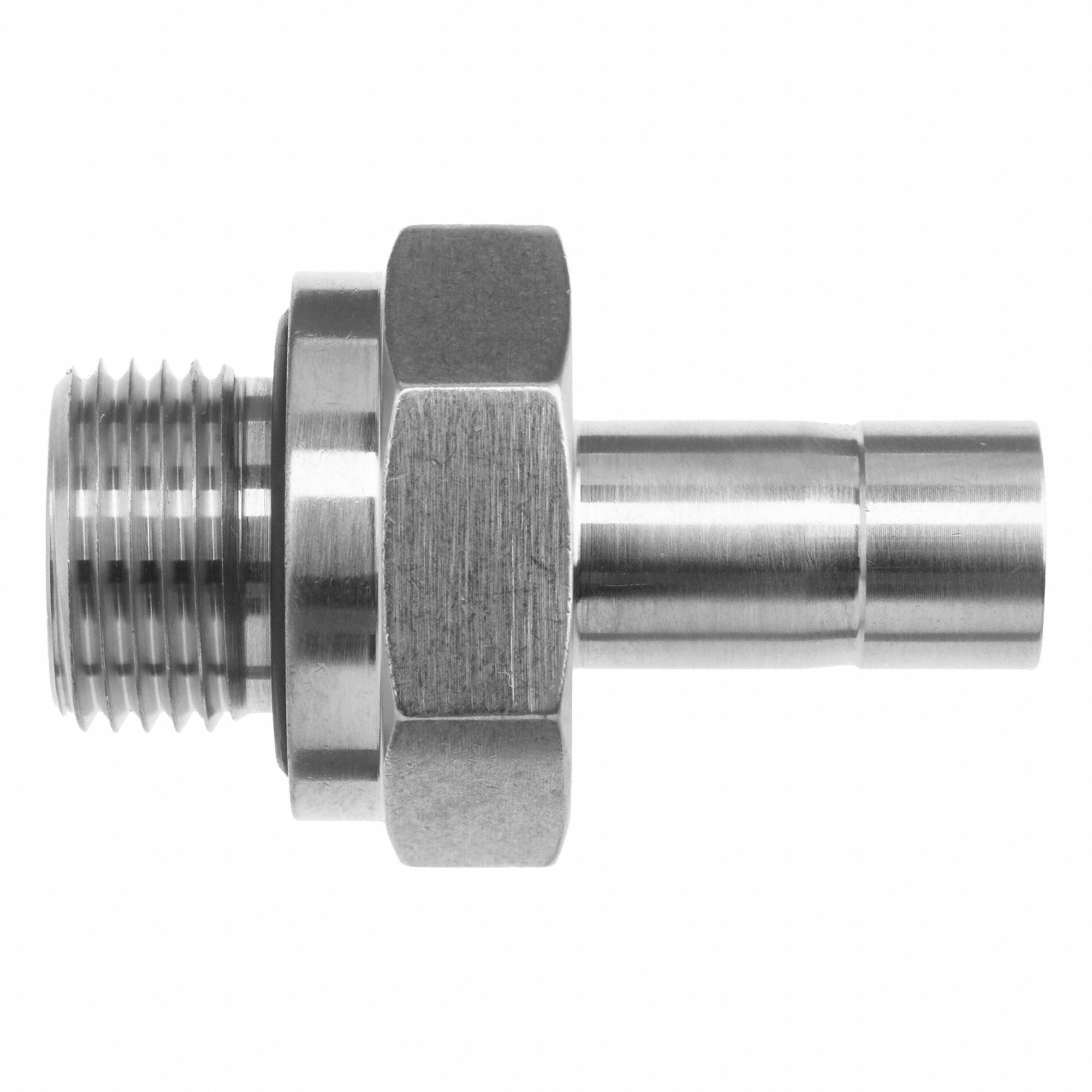 Compression Fitting Straight: 1/2 in OD x 1/2 in Pipe Fitting Size