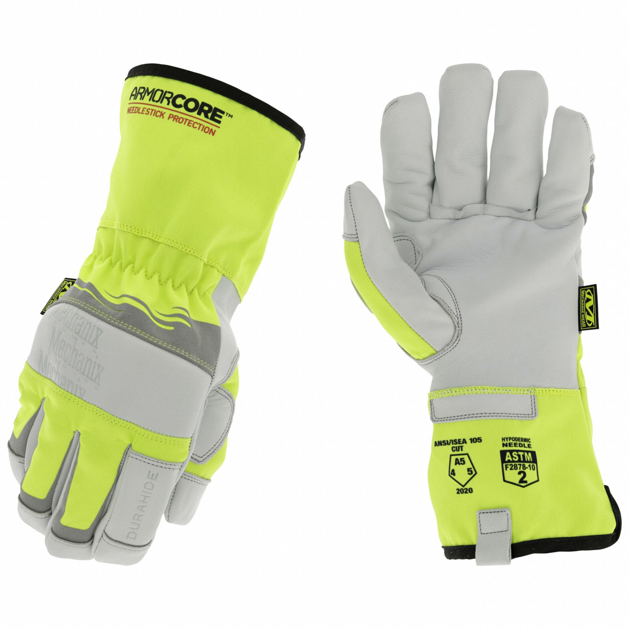GANTS EN CUIR,TG(11),NIVEAU ANSI COUPURES A5,CUIR DURAHIDE,RÉSISTANT AUX AIGUILLES