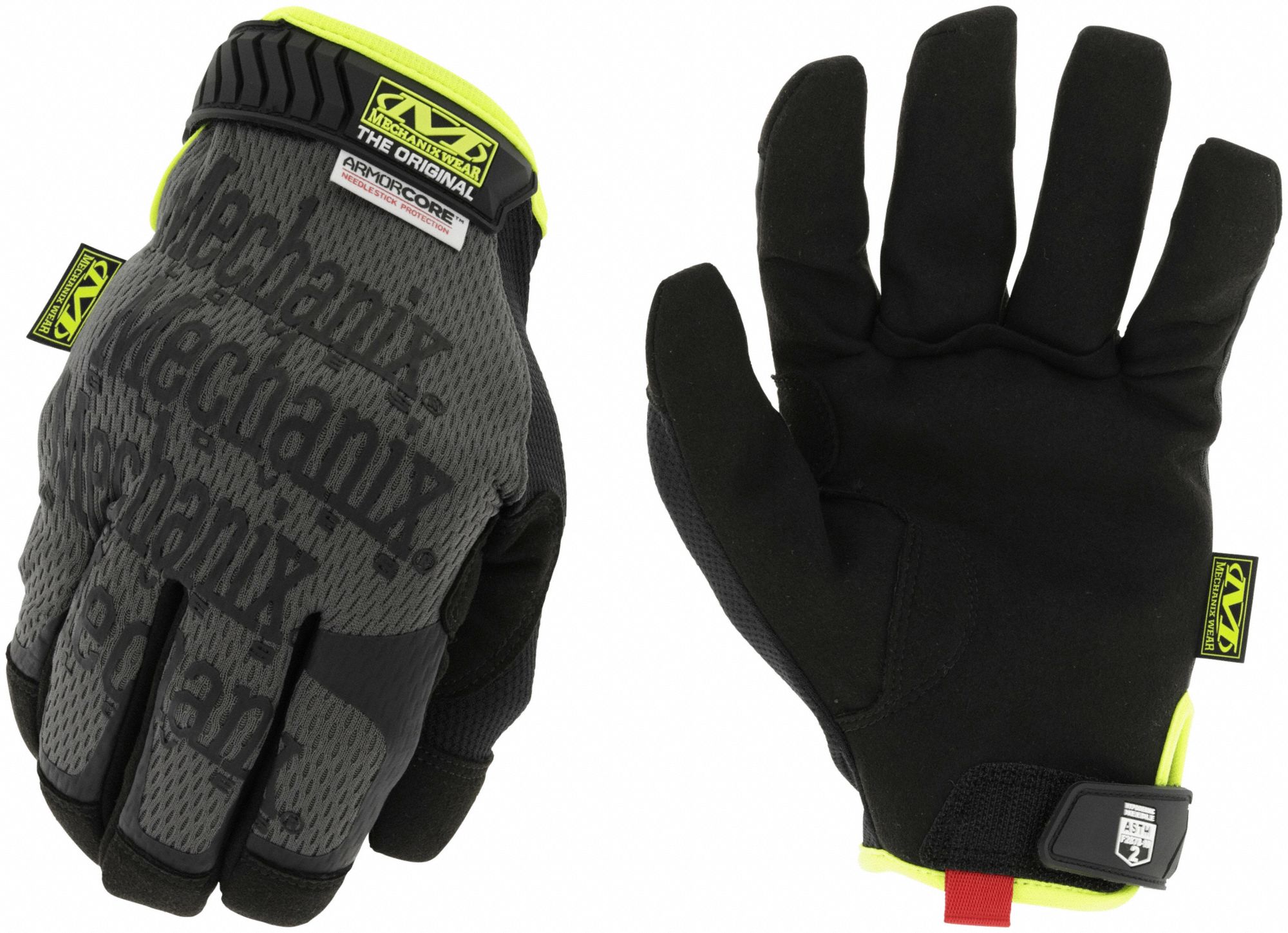 MECHANICS GLOVES,BLACK,GREY,S,PR