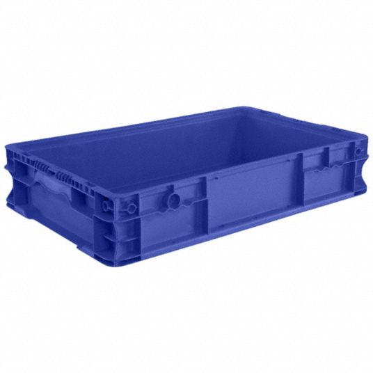 ORBIS, 5.4 gal, 24 in x 15 in x 5 in, Straight Wall Container - 9PMG1 ...