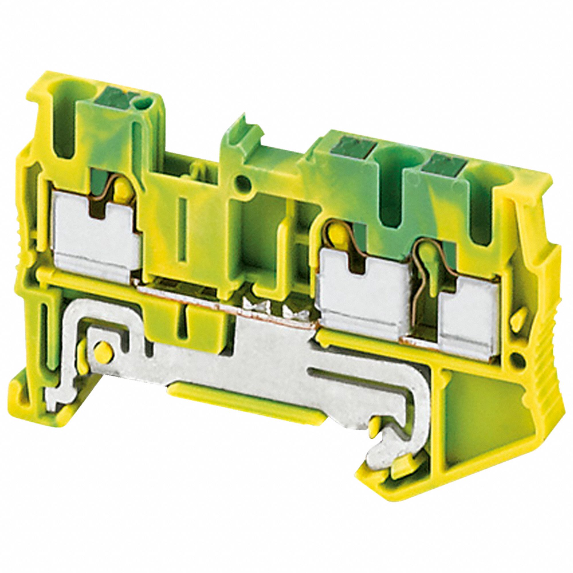 Terminal Block: DIN Rail Mounting Type, Push-In Wire Termination