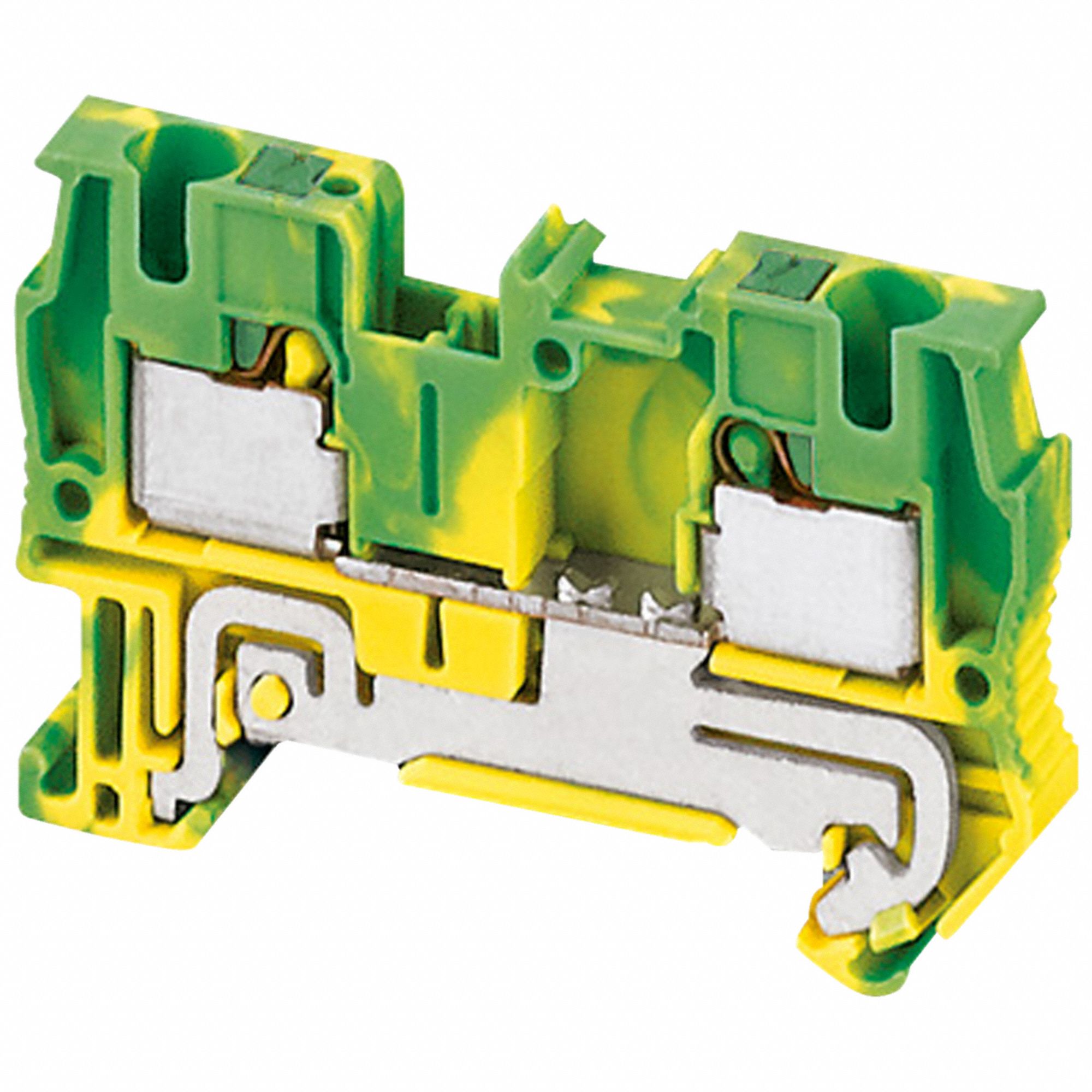 Terminal Block: DIN Rail Mounting Type, Push-In Wire Termination