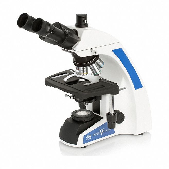 Microscope: Compound, Trinocular, 4X to 100X, 22 mm Optical Field of View, Compound