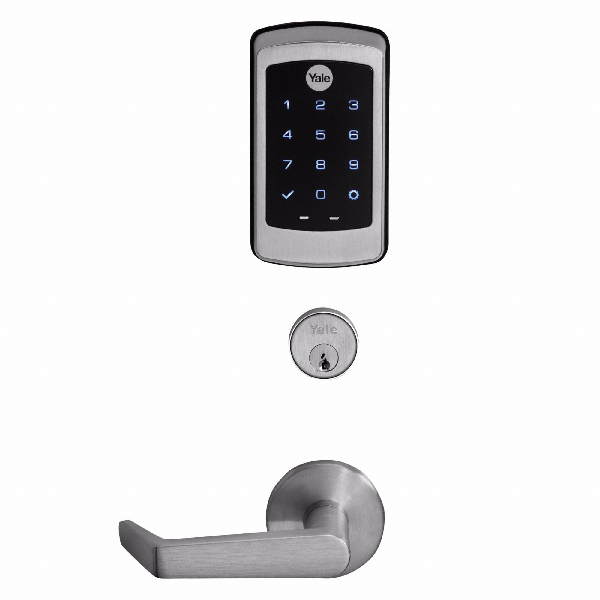 Yale Nextouch Keypad Ada Compliant Electronic Keyless Lock 818gw6au Ntm628 Nr X Rh X 626 7719