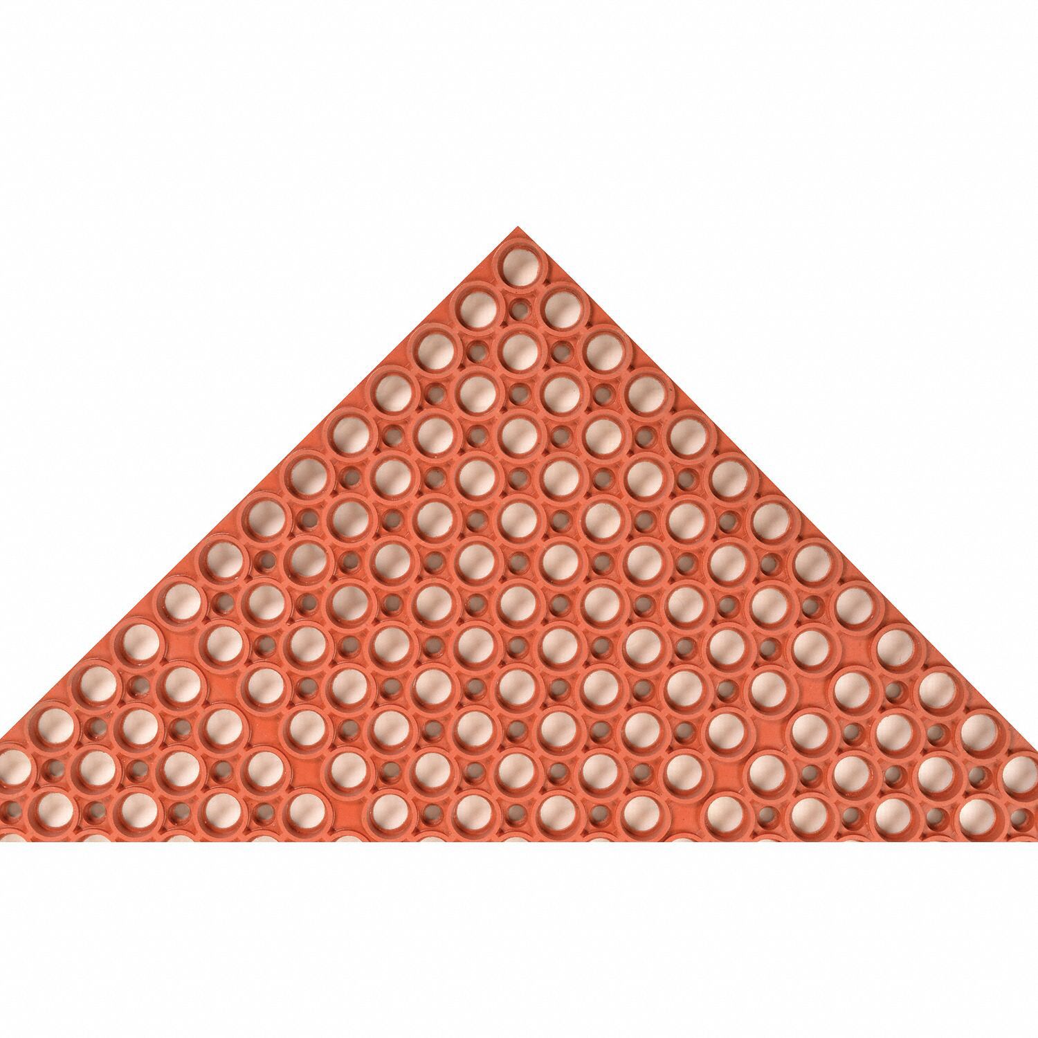 T25 CHALLENGER ANTIFATIGUE MAT, RUBBER, 3 X 5 FT, ¾ IN THICK, RED, RECTANGLE