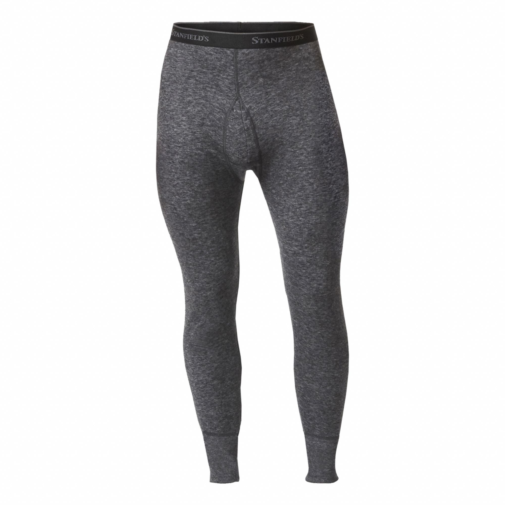 LONGS, MEN'S, WAIST 34-36 IN, 227 GSM, CHARCOAL MIX, MEDIUM, WOOL BLEND