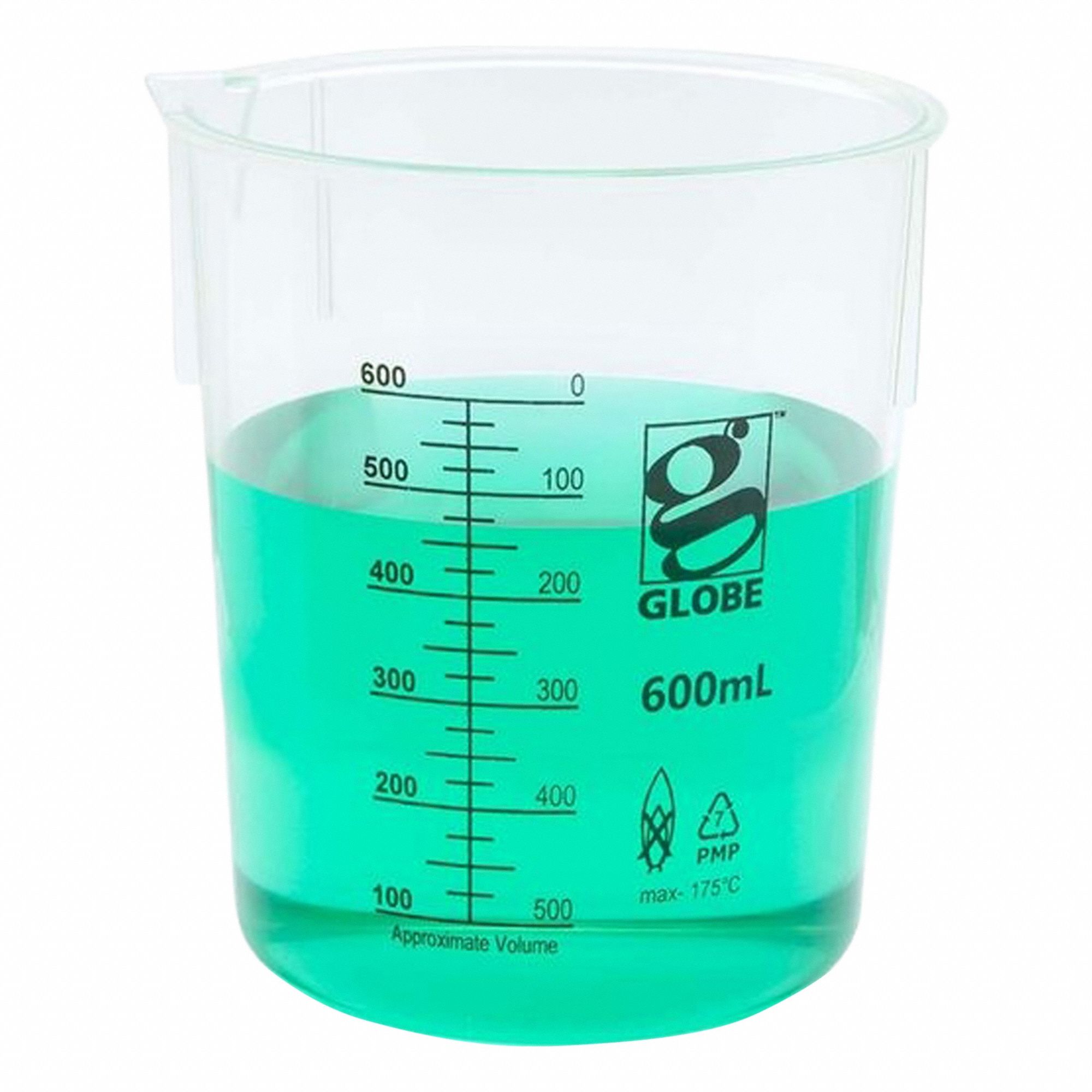 Beaker Plastic Colorless PK4