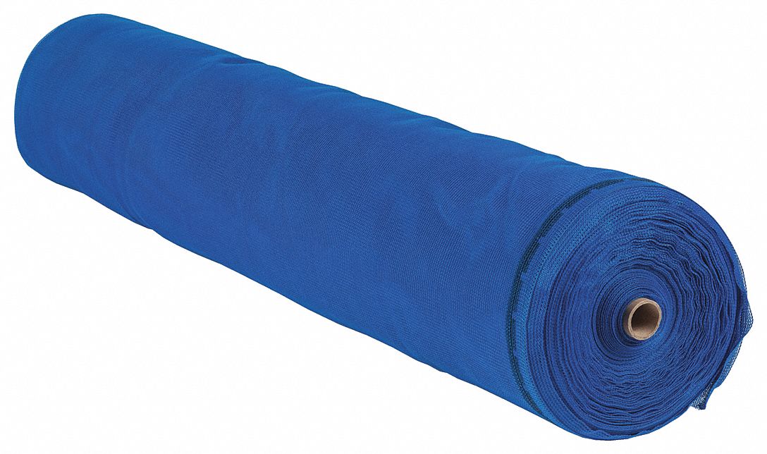 SCAFFOLDING NETTING, BLUE, 165 X 6.5 FT, POLYETHYLENE