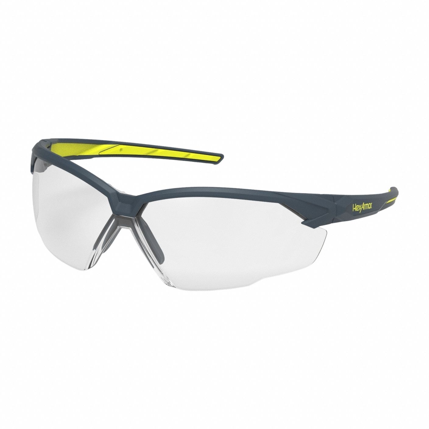 Safety Glasses: Clear Lens, Half-Frame, Anti-Fog/TrueShield® 2SF, Dielectric/Vented