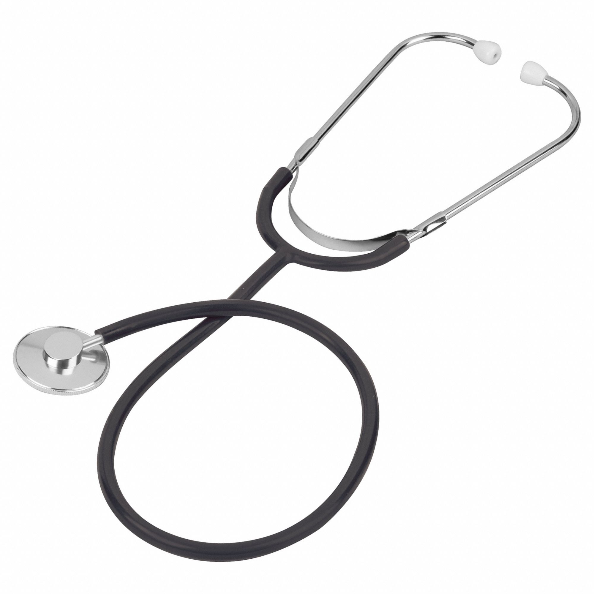 Stethoscope: Stethoscope, Adult, Single, Black, 28 in Overall Lg, Reusable
