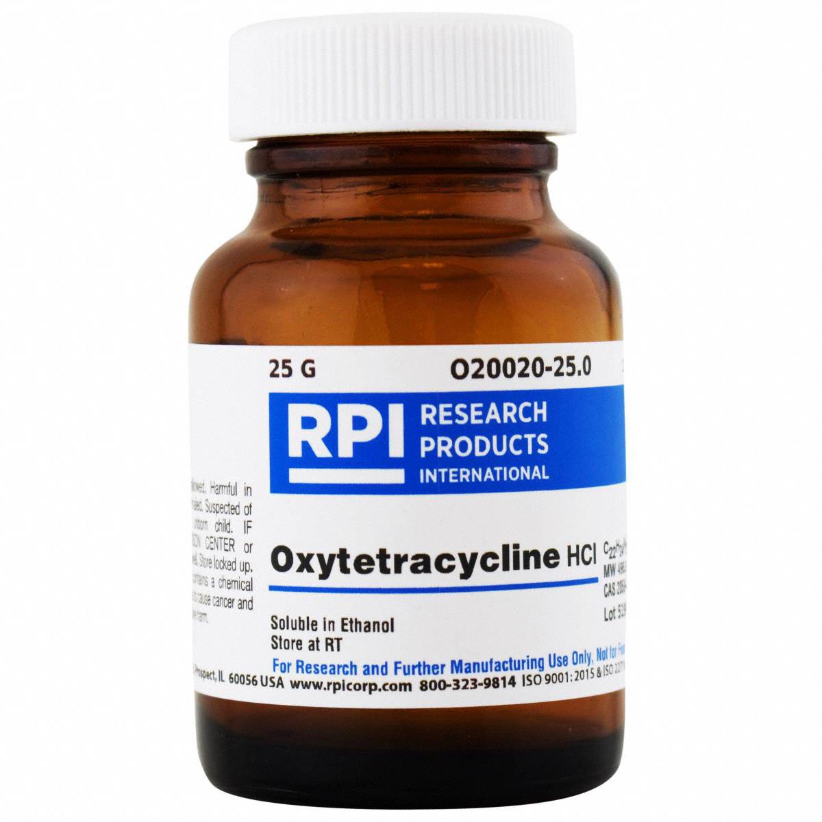 Oxytetracycline Hydrochloride, 25g