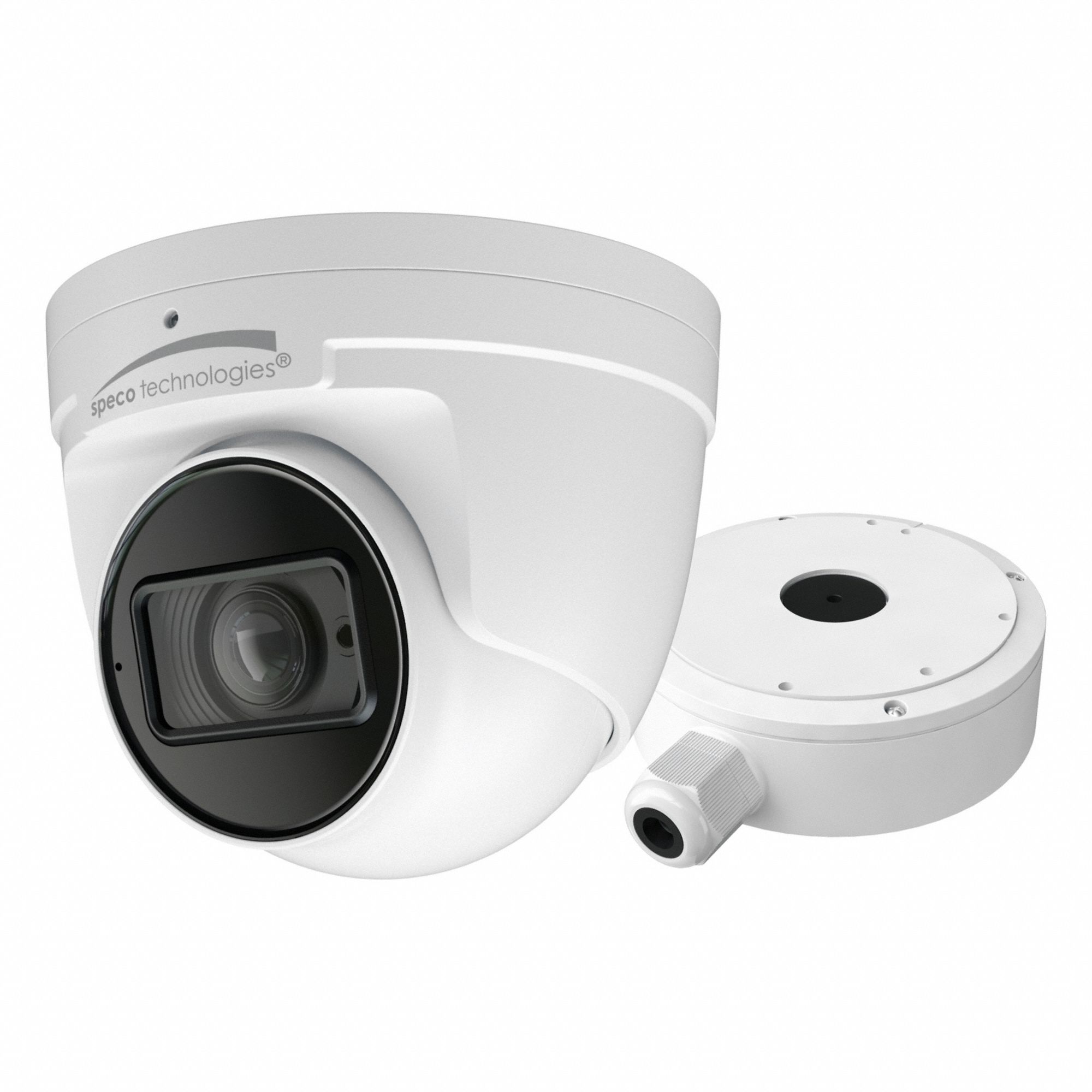 IP Camera: Turret, Zoom, 12 mm Max Focal Lg, 8MP, RJ45, 103.8° Max Viewing Angle