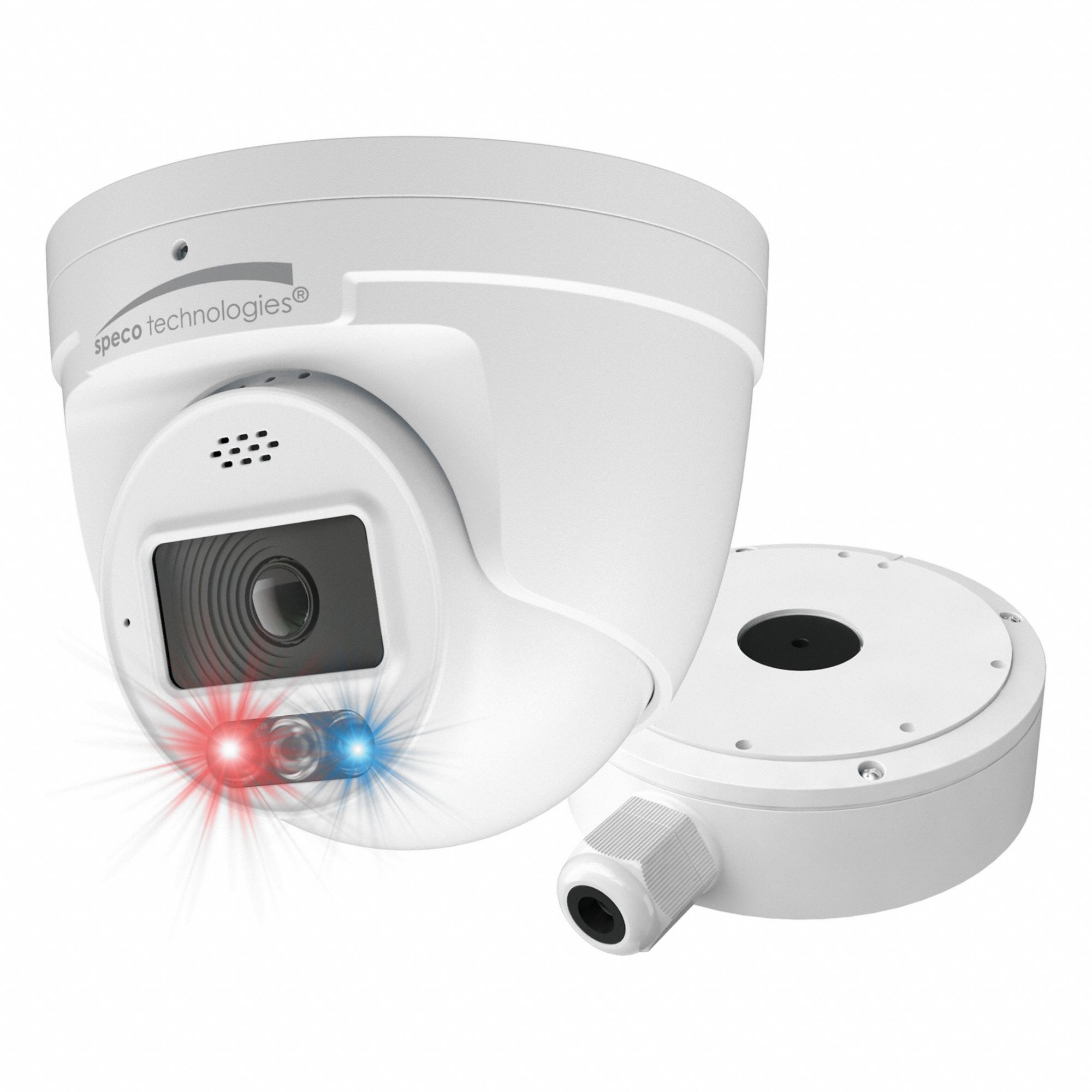 IP Camera: Turret, Fixed, 2.8 mm Max Focal Lg, 8MP, RJ45, 132° Max Viewing Angle