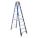 STEPLADDER, 10 FT LADDER SIZE, FIBREGLASS, 375 LB LOAD CAPACITY, 41 LB W, 7.7 FT STANDING H