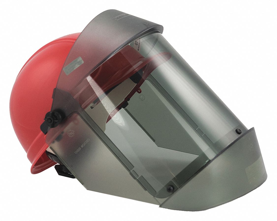 ARC FLASH FACE SHIELD,FOR HARD CAP