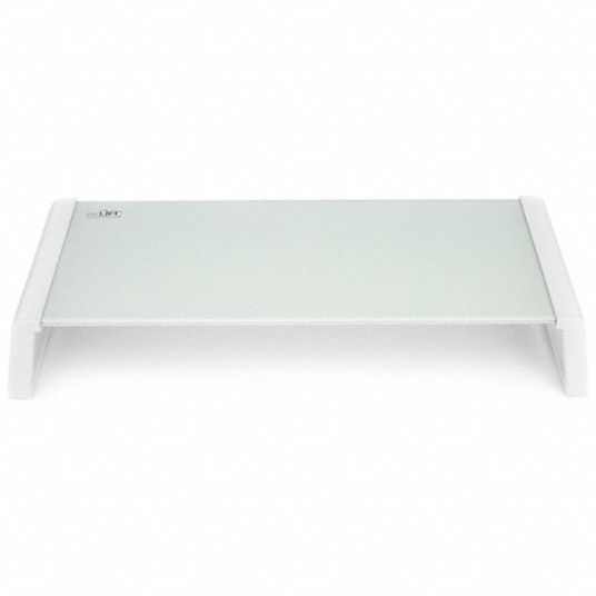 SEVILLE CLASSICS, White, Non-Slip PVC Legs, Monitor Stand - 796N98 ...