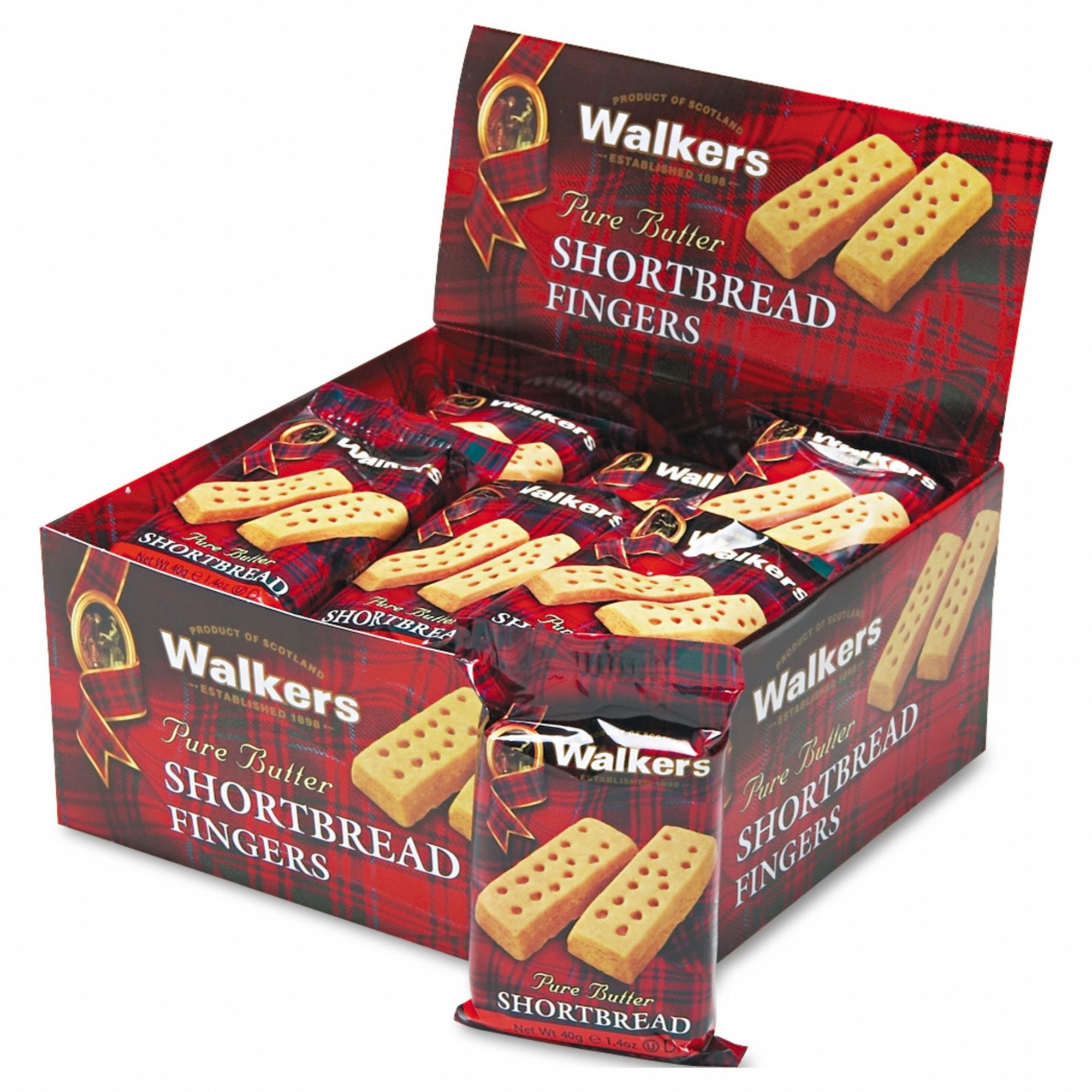 クッキー　0605 WALKERS, Shortbread Fingers, 1.4 oz Item Size, Cookies - 807DM4