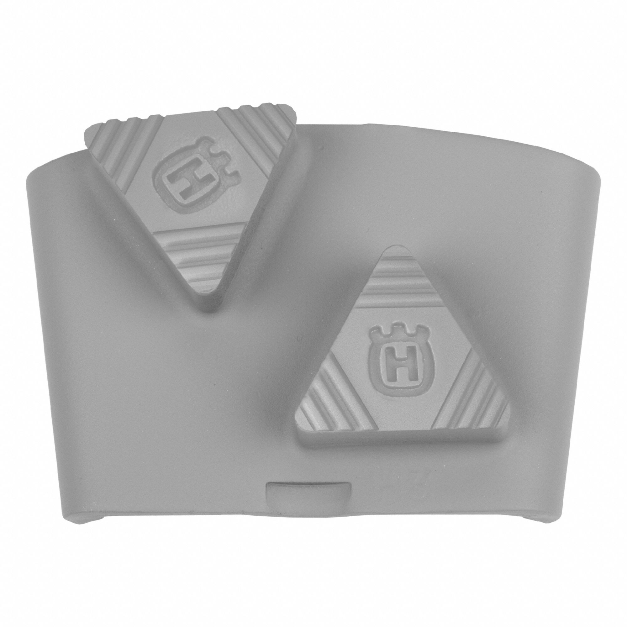 HUSQVARNA Grinding Tool: Hard, 30 Grit, Gray, 2 Segments, Concrete, Clockwise/Counterclockwise (MPN ELITE-GRIND EZ H30 DS). Key specifications — attr81237: Gray; attr81244: Metal; attr122184: Grinding Tool; attr122180: Hard Concrete; attr81239: 970603501; attr122178: Triangle; attr81227: HUSQVARNA.