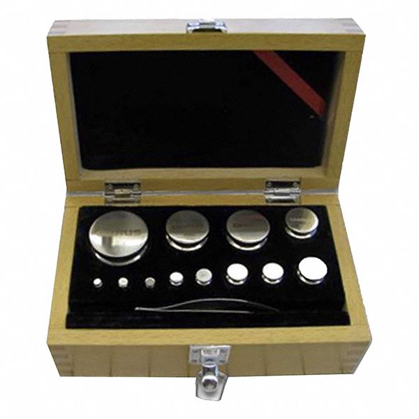 CALIBRATION WEIGHT KIT,METRIC,1KG TO 1G