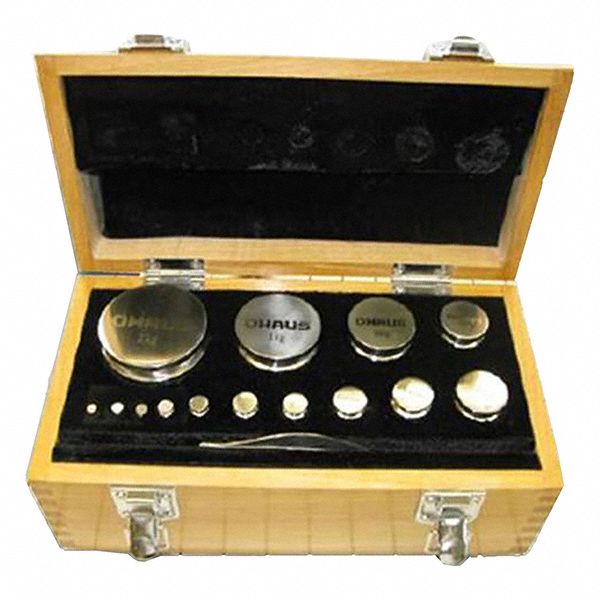 CALIBRATION WEIGHT KIT,METRIC,2KG TO 1G