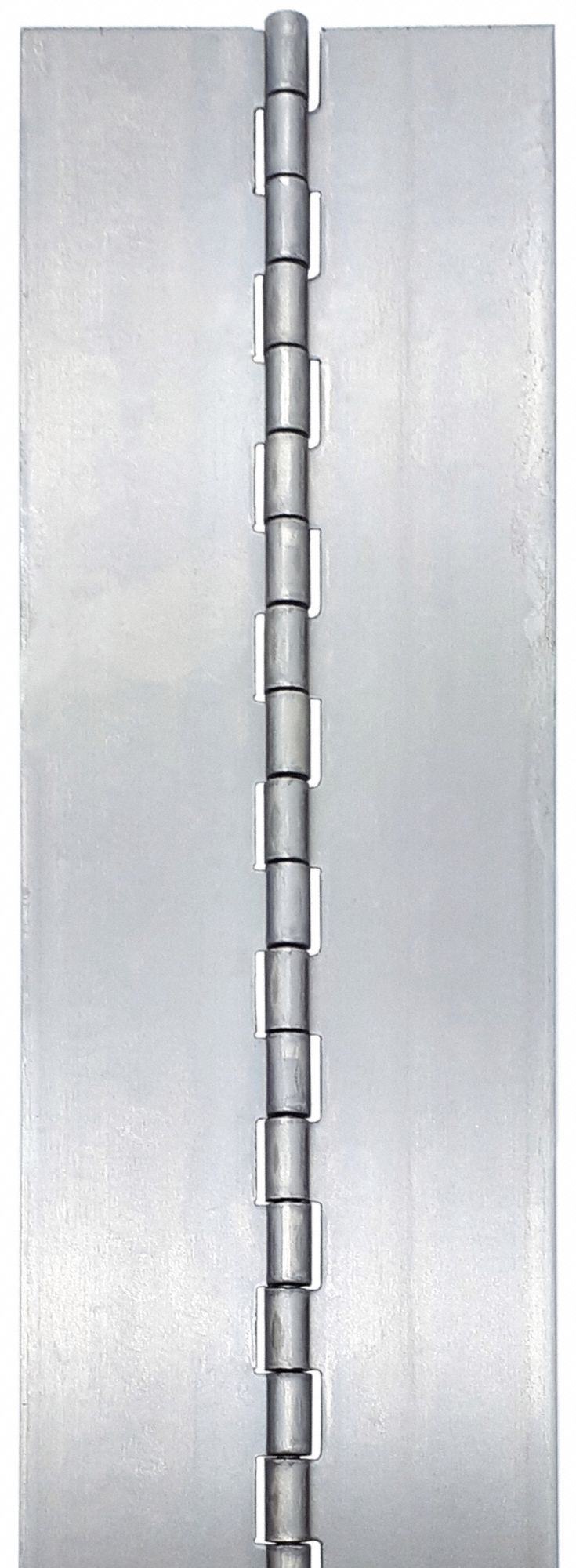 PIANO HINGE, FIXED PIN, 180 °  RANGE OF MOTION, 72 X 3 IN, PIN DIA 1/4 IN, STAINLESS STEEL