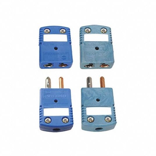 OMEGA, Jack, For Type K Thermocouple Type, Temperature Probe Connectors ...