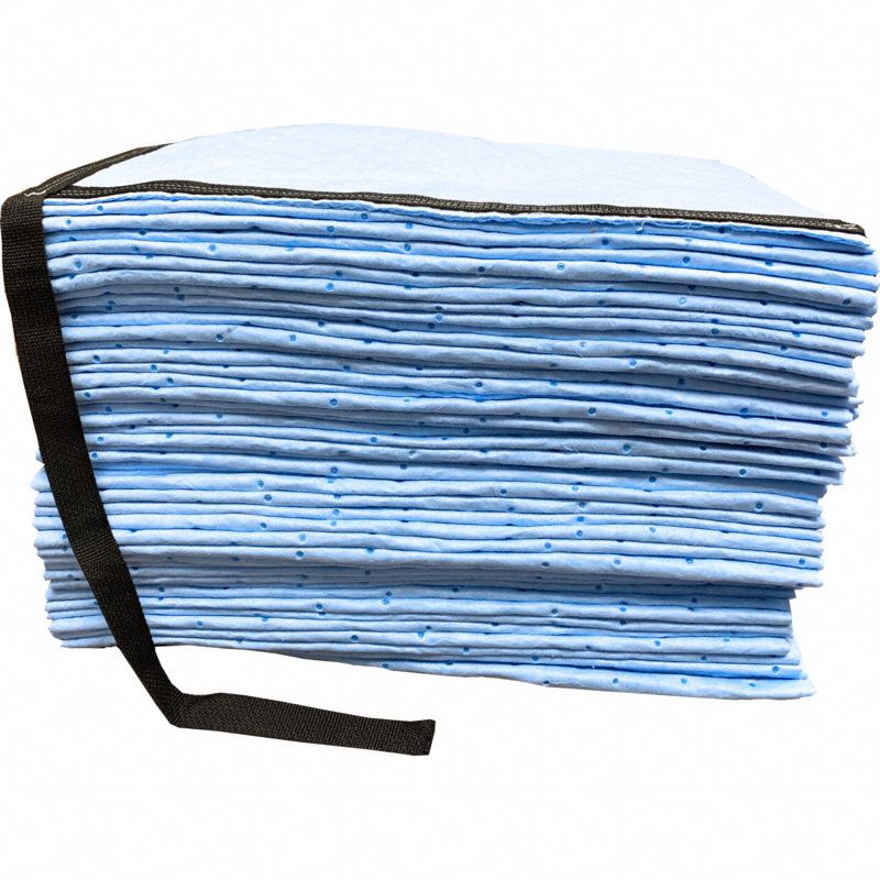 Absorbent Sweep, White, 19 gal, Straps