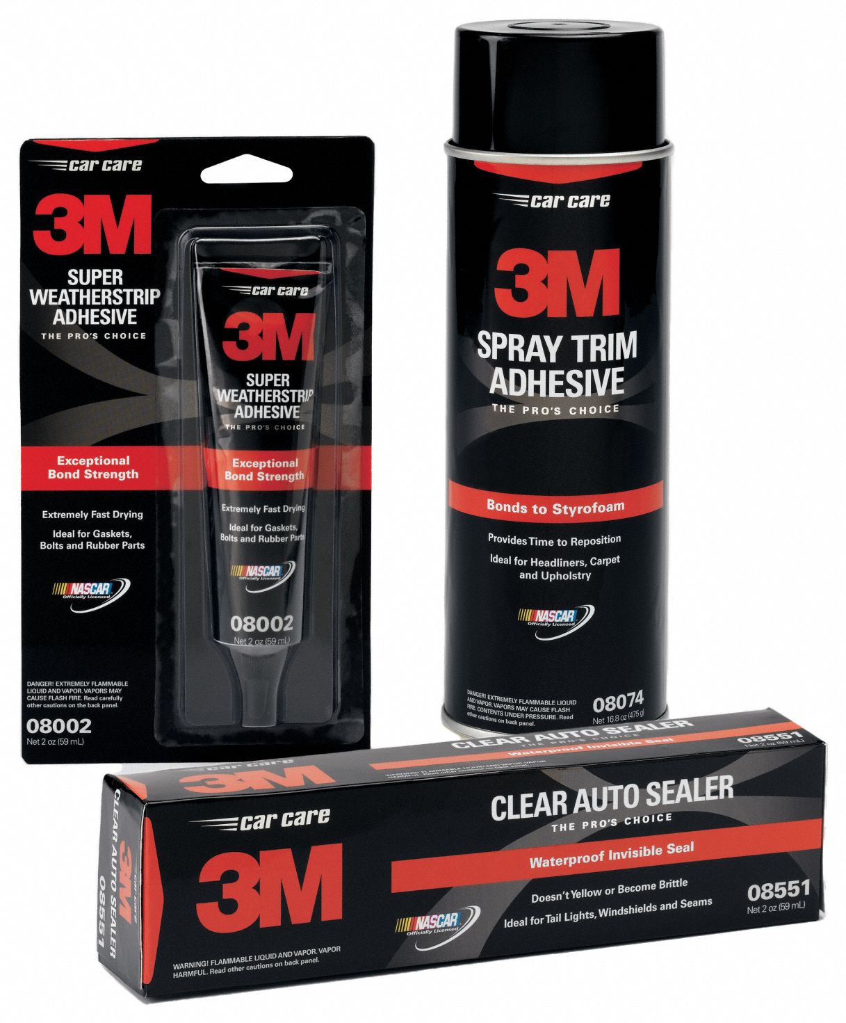 3M Spray Adhesive 08074, Vehicle Trim, 16.8 fl oz, Aerosol Can, Yellow