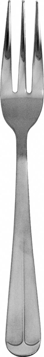 Dinner Fork: Oxford, 18/0, Stainless Steel, 8 in Overall Lg, Silver, Satin