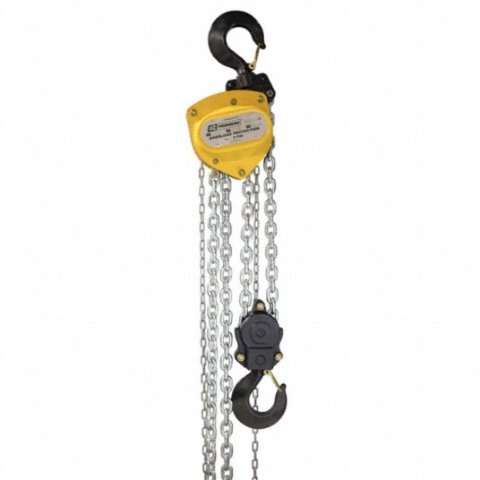 OZ LIFTING PRODUCTS, Hook Mounted - No Trolley, 10,000 lb Lifting ...